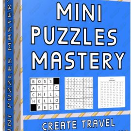 Mini Puzzles Mastery – Increase Royalties With Mini Sized Puzzle Books! (Premium)