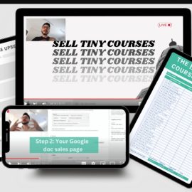 Turn Your Expertise Into A PRE-SOLD (TINY COURSE) to GET SALES WHILE YOU SLEEP (Premium)